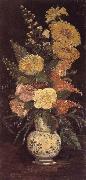 Vincent Van Gogh Vase with Asters ,Salvia and Other Flowers (nn04) oil painting picture wholesale